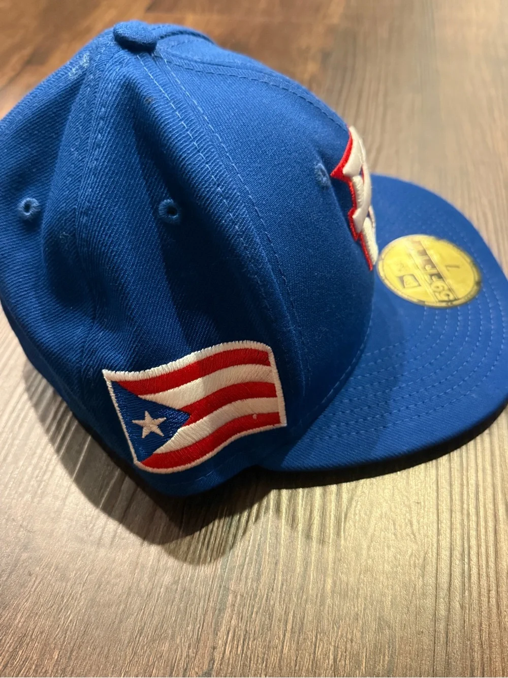 New Era Royal Blue PR World Series Embroidered Fitted Cap